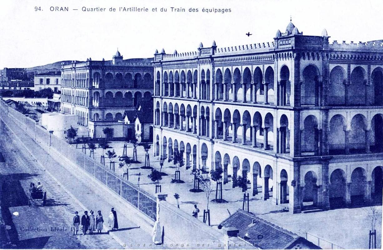 BIVEN Georges - 018- Oran - Caserne Train des equipages.JPG